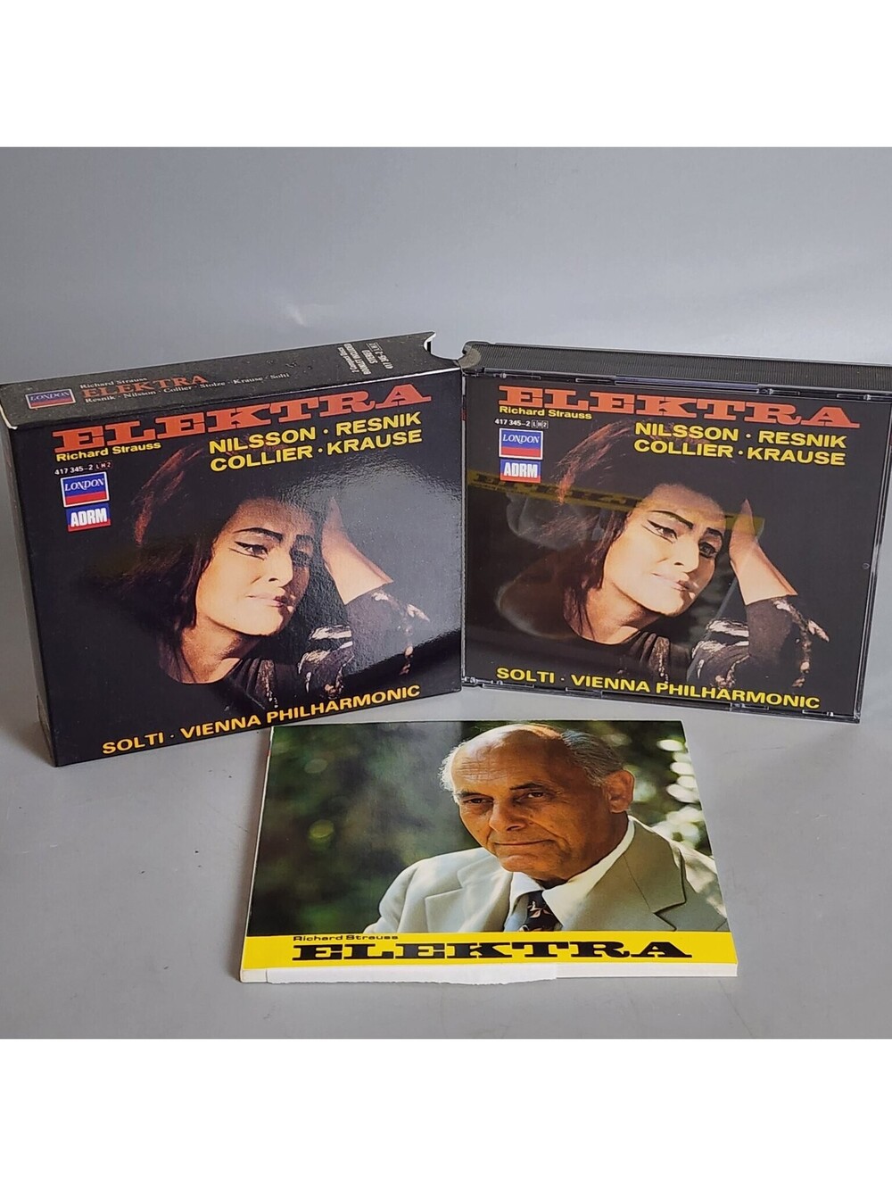 Richard Strauss Elektra 2-CD Set London ADRM Solti Vienna Philharmonic Opera